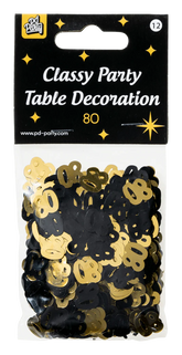 Tafelconfetti 80 Jaar